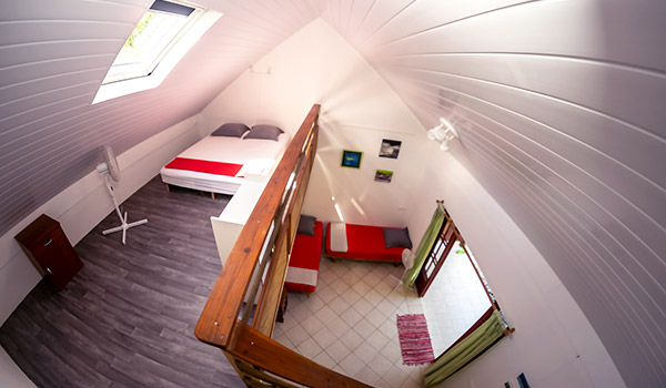 Chambre en mezzanine